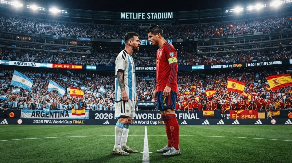 Argentina e Espanha disputam a final da Copa do Mundo 2026