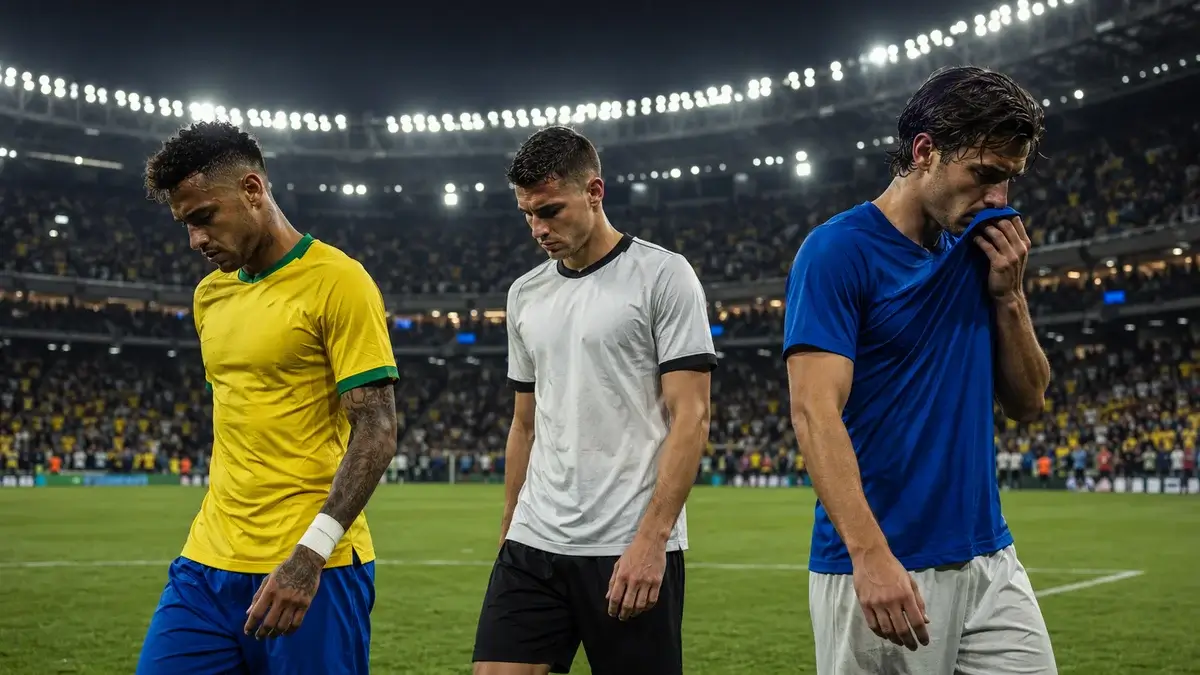 Brasil, Alemanha e Itália fora das quartas de final da Copa do Mundo 2026 pela primeira vez na história.
