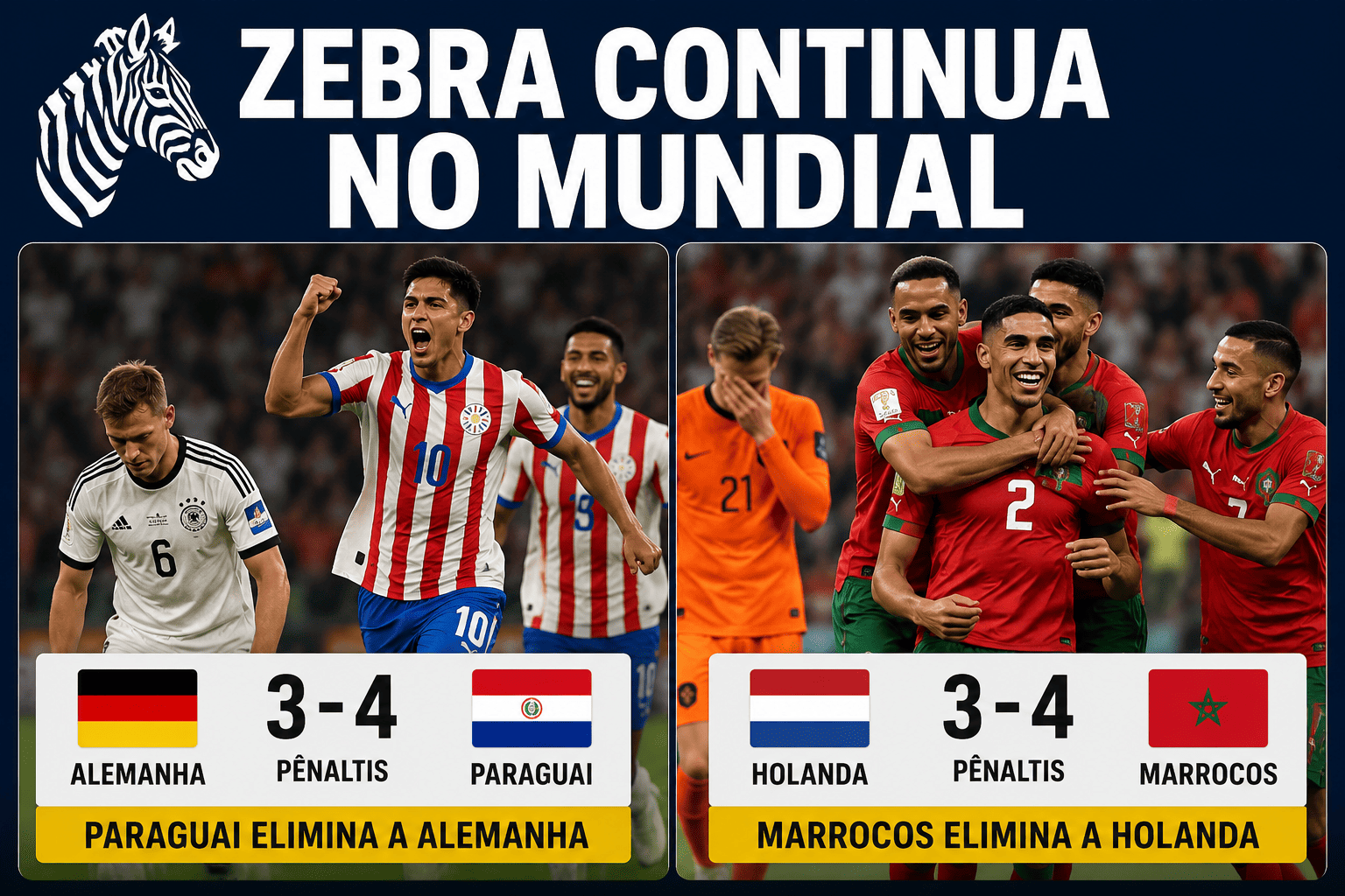 Zebra continua no Mundial da Copa 2026 com Cabo Verde, Noruega e México surpreendendo favoritos