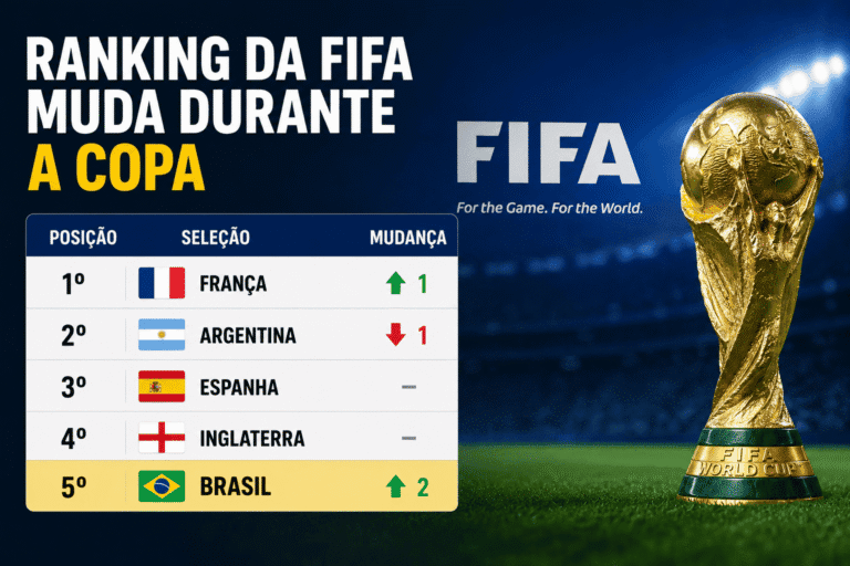 Ranking da FIFA muda durante a Copa do Mundo 2026 com Cabo Verde subindo e Uruguai caindo