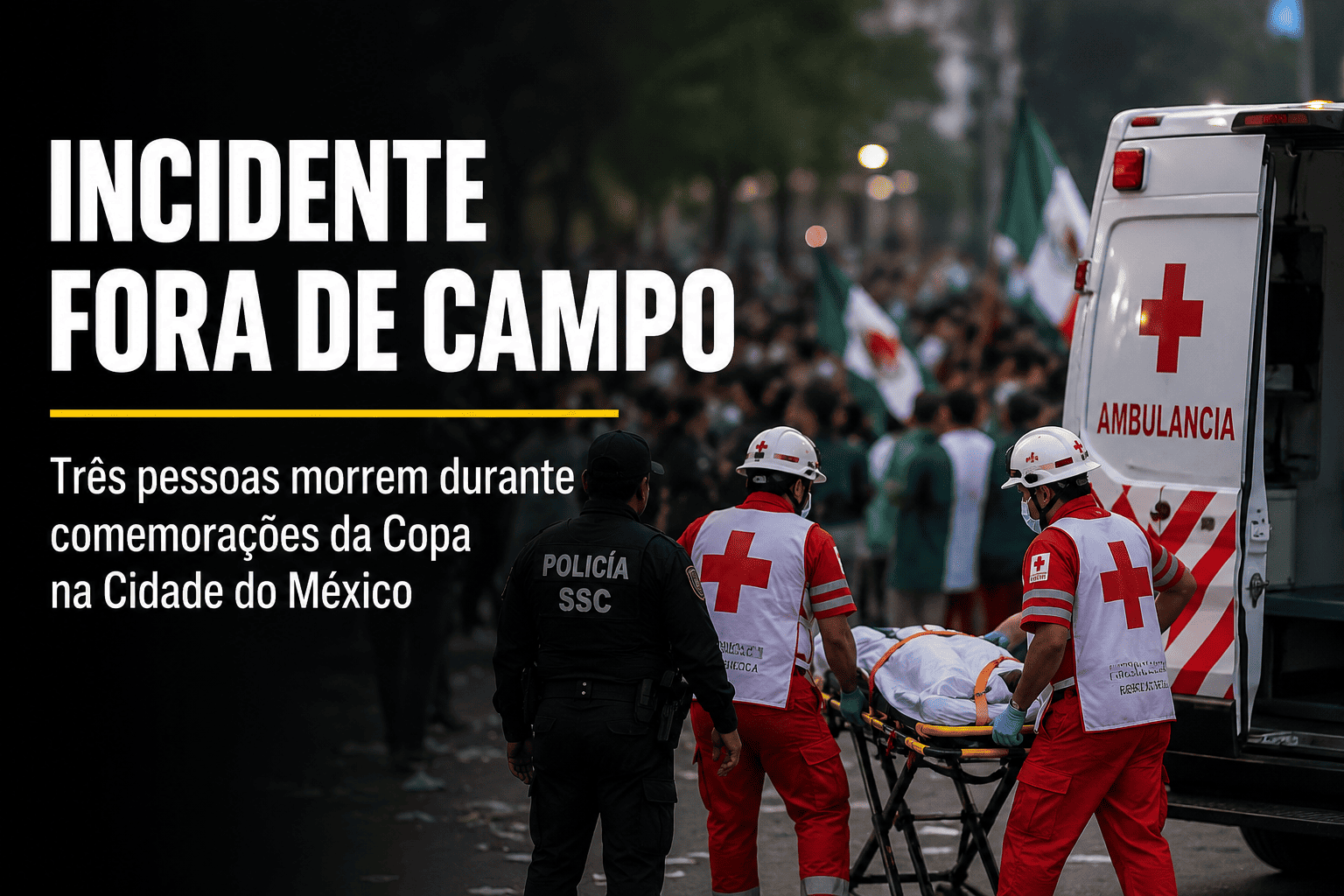 Incidente fora de campo na Copa 2026 com fratura de Koné, banimento de jornalista e brigas no Azteca