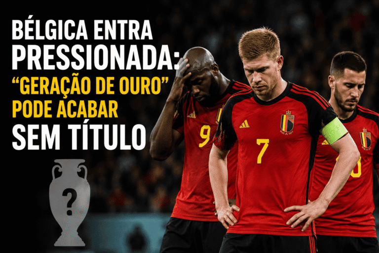 Geração de ouro da Bélgica pode acabar sem título na Copa 2026 com De Bruyne e Lukaku no fim das carreiras