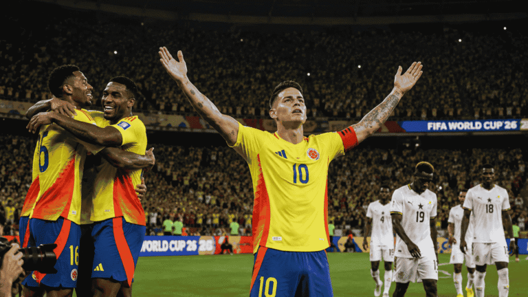 Colômbia vence Gana e confirma vaga nas oitavas da Copa do Mundo 2026 com gol de Jhon Arias