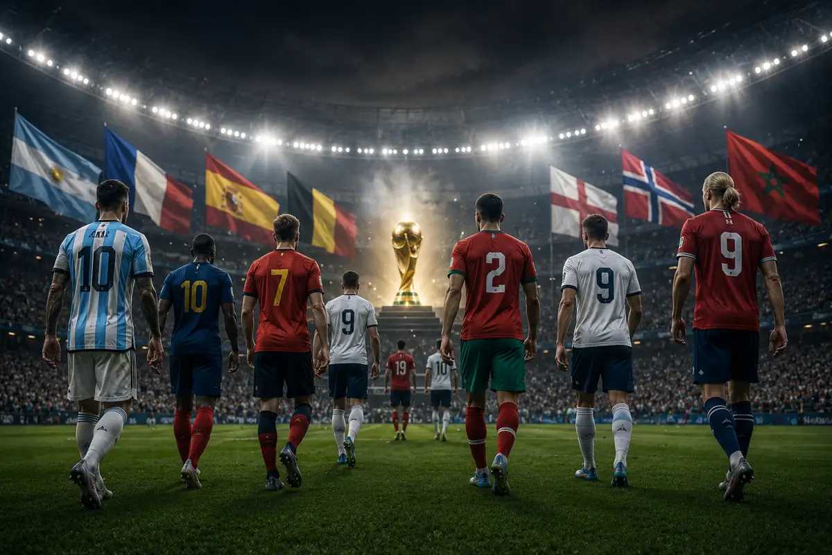 Chaveamento das quartas de final da Copa do Mundo 2026 com as seleções classificadas