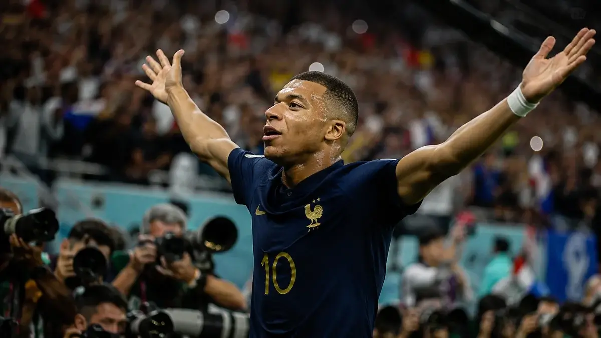 Mbappé comemora gol pela França na Copa do Mundo 2026