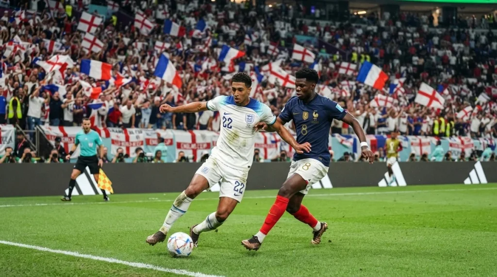 Ingleses e franceses buscam encerrar a participação no Mundial com uma vitória.