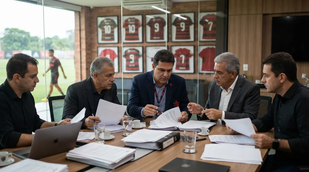 Dirigentes negociam contratações durante a janela de transferências do Brasileirão 2026.