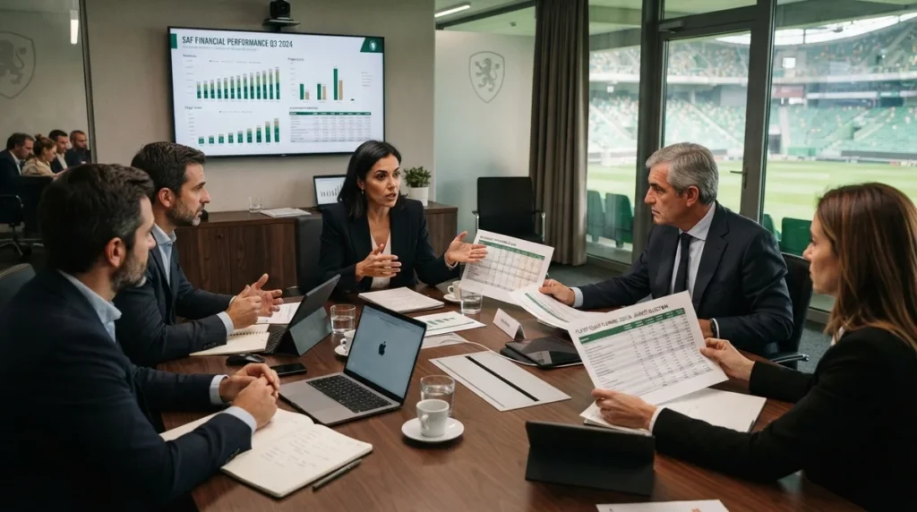 Reunião de planejamento da nova gestão da SAF da Inter de Limeira.