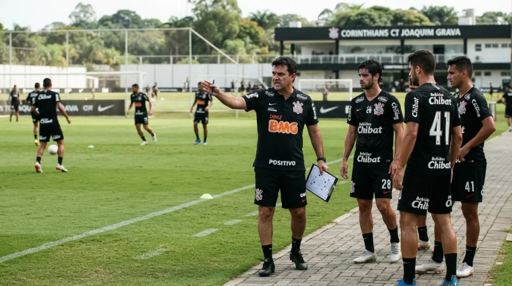 Fernando Diniz prepara Corinthians para sequência da temporada e busca novas opções no elenco