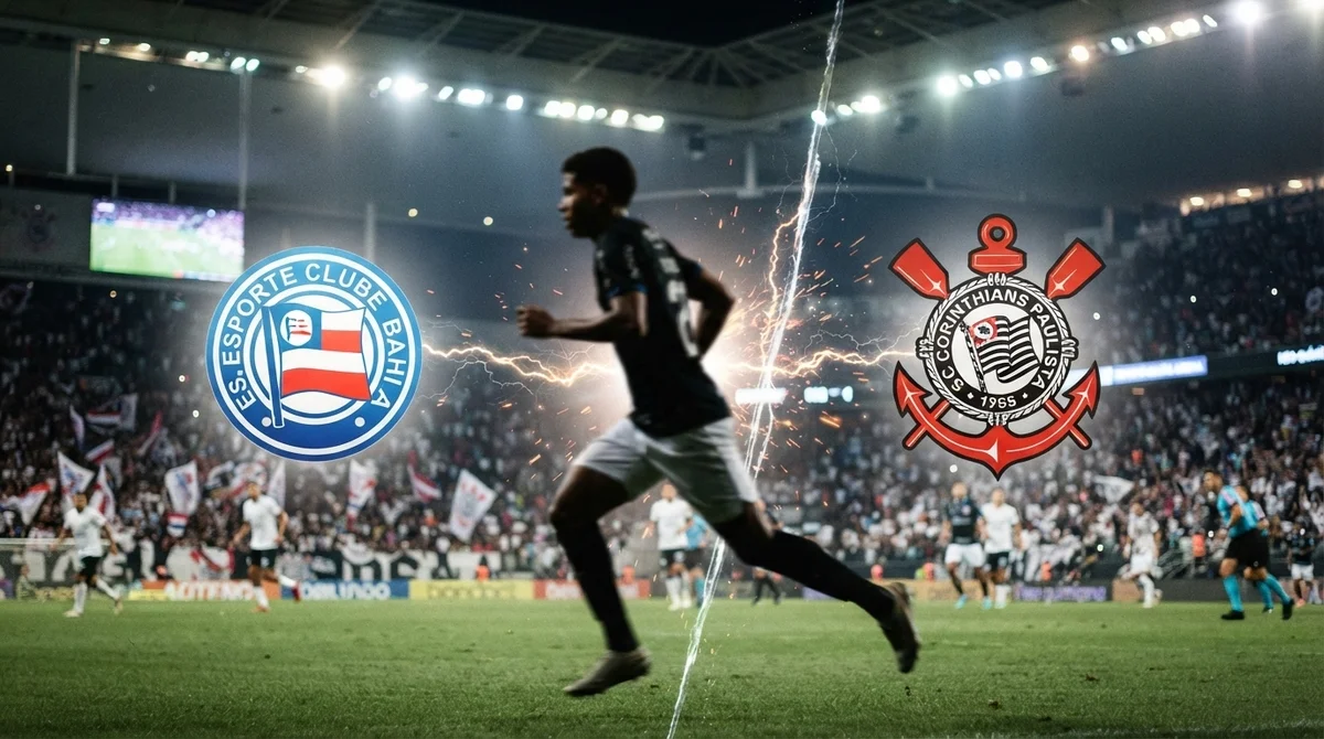 Bahia e Corinthians vivem disputa nos bastidores após transferência de Kauê Furquim.