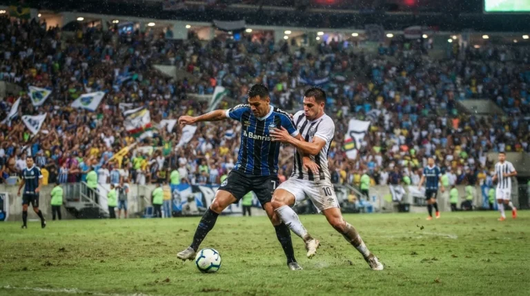 Jogadores em ação na volta do Campeonato Brasileiro após a pausa da Copa do Mundo.