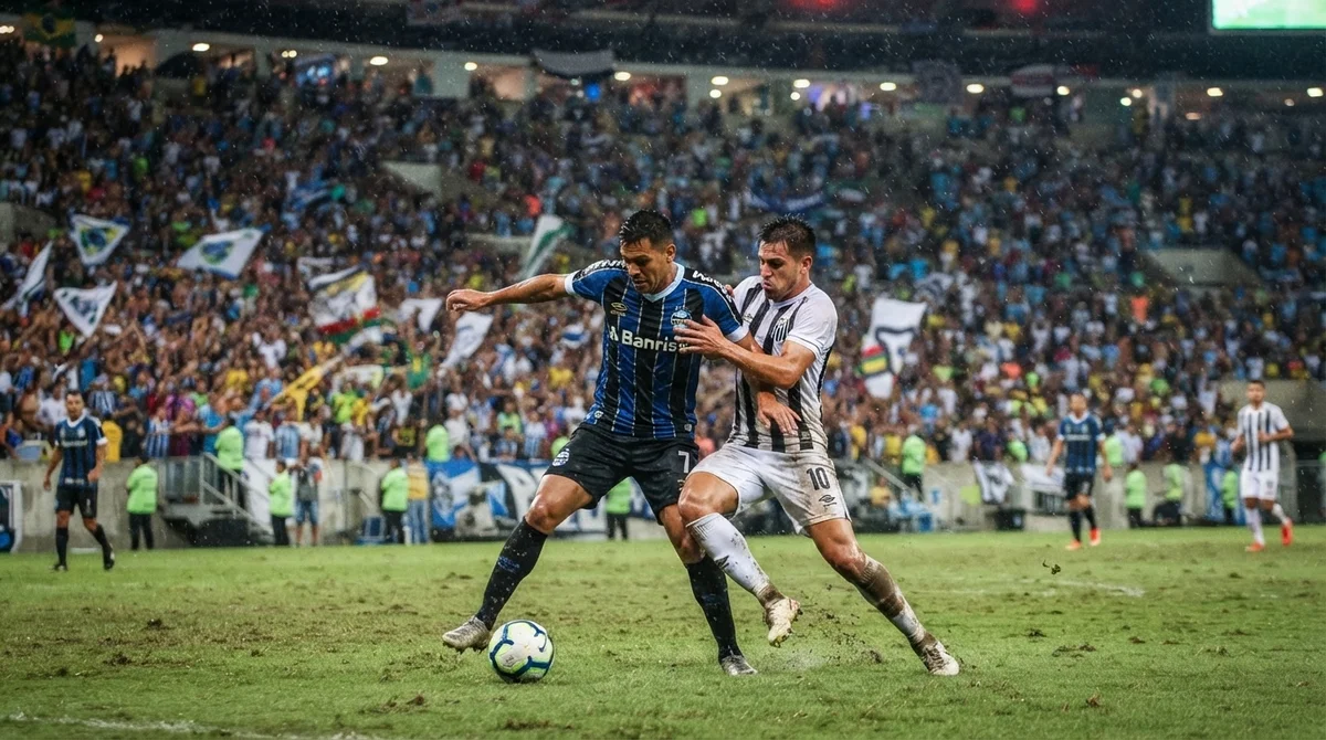 Jogadores em ação na volta do Campeonato Brasileiro após a pausa da Copa do Mundo.