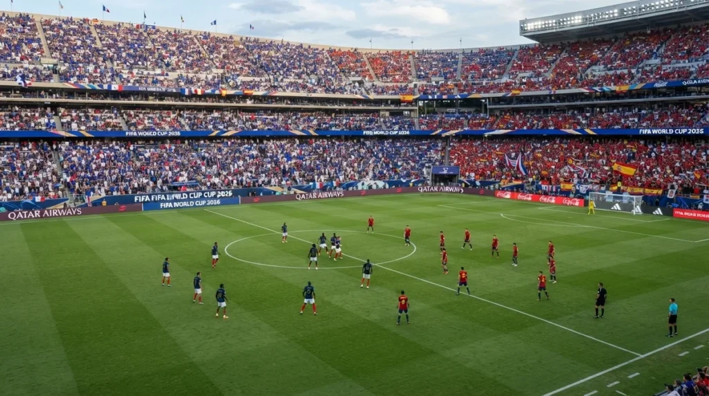 Lamine Yamal foi um dos destaques da Espanha na vitória sobre a França pela semifinal da Copa do Mundo 2026.
