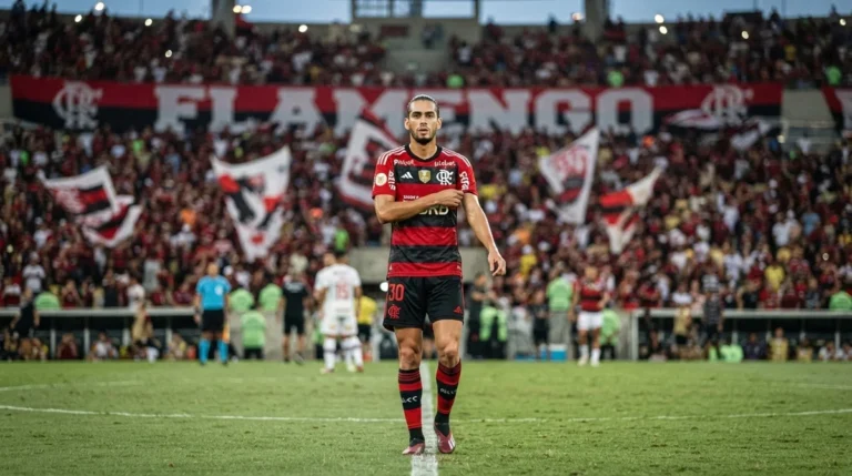 Jorge Carrascal retorna ao Flamengo para partida contra o Internacional pelo Brasileirão