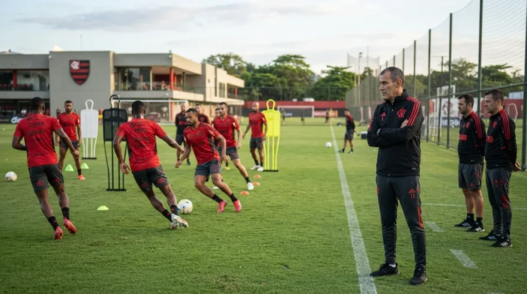 Leonardo Jardim prepara Flamengo para duelo contra o Internacional pelo Brasileirão