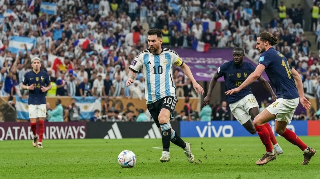 Seleção argentina comemora busca pelo bicampeonato mundial com Messi