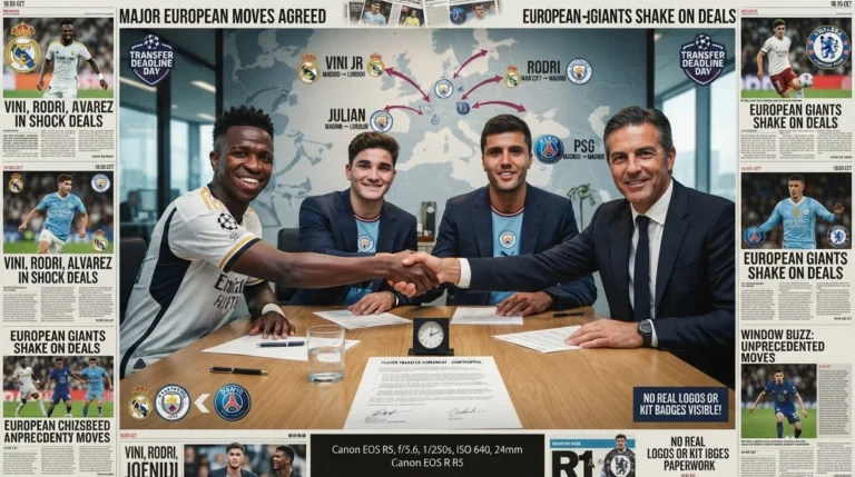 Mercado da bola europeu 2026 reúne as principais negociações da janela de transferências.