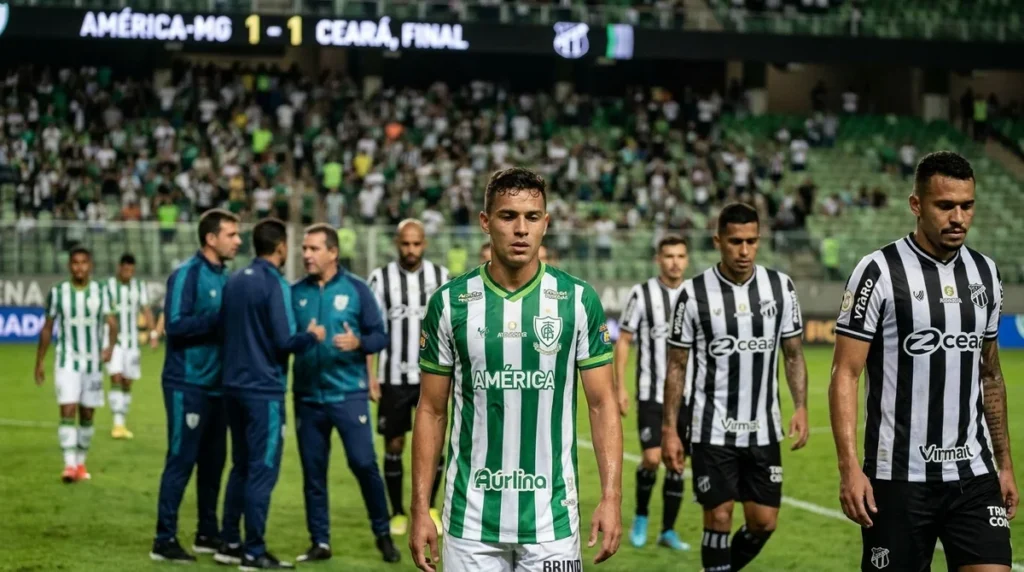 América-MG e Ceará lutam contra a zona de rebaixamento na Série B 2026