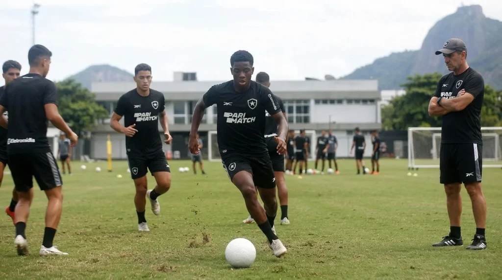 Jovens jogadores do Botafogo ganham espaço no elenco durante o Brasileirão