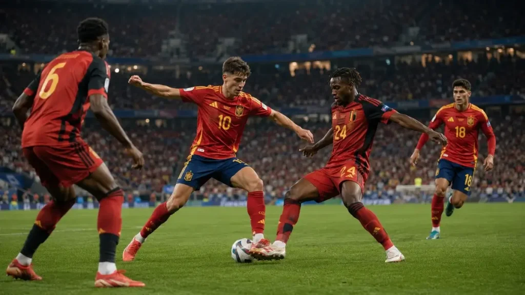 Espanha e Bélgica disputam partida pelas quartas de final da Copa do Mundo 2026 no SoFi Stadium