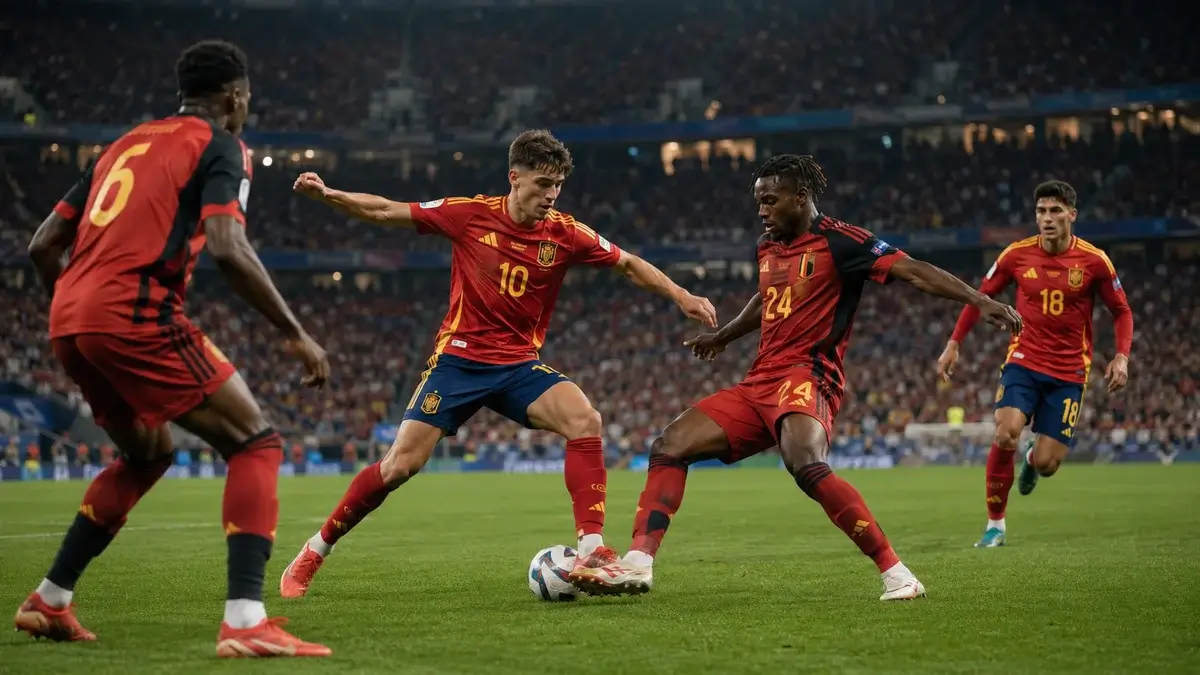Espanha e Bélgica disputam partida pelas quartas de final da Copa do Mundo 2026 no SoFi Stadium