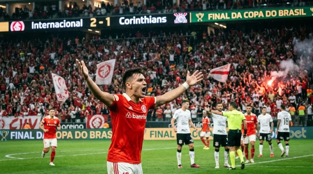 Bernabei decide e ajuda Internacional a eliminar Corinthians