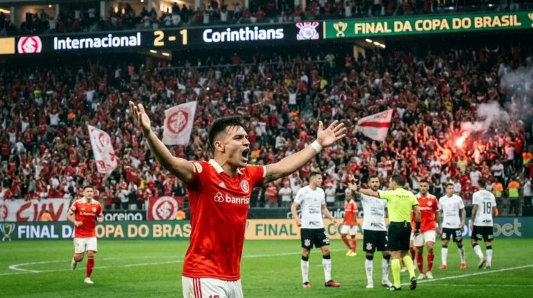 Bernabei decide e ajuda Internacional a eliminar Corinthians