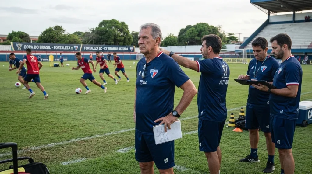Paulo Autuori prepara o Fortaleza para enfrentar o Palmeiras na Copa do Brasil