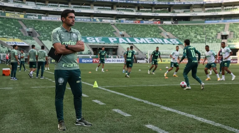 Abel Ferreira prepara o Palmeiras para o duelo contra o Fortaleza pela Copa do Brasil