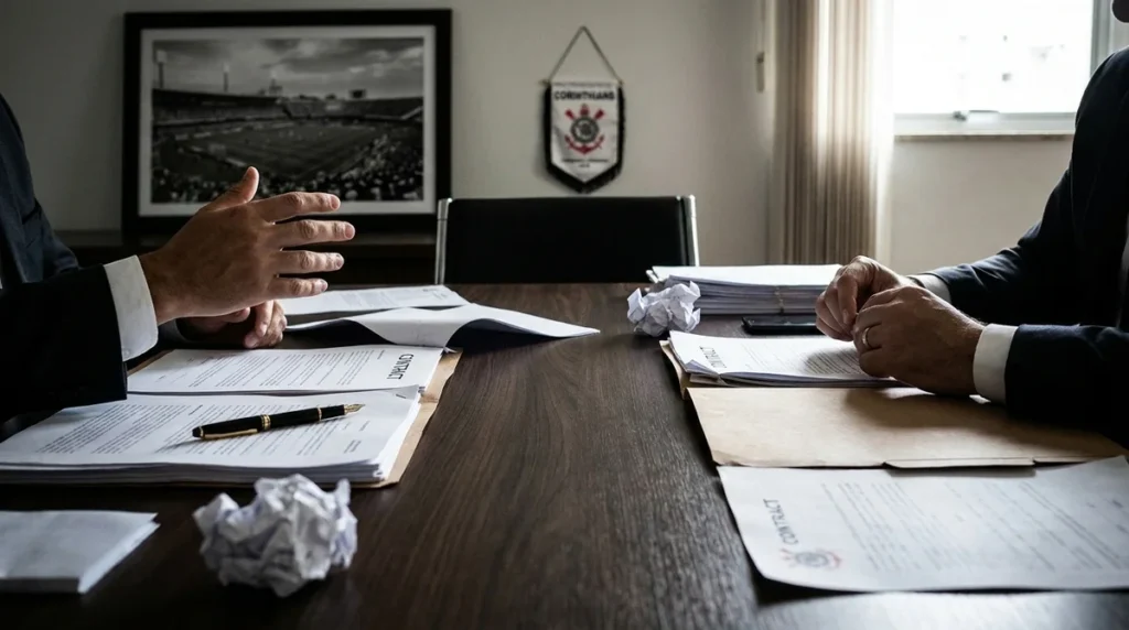 Documentos representam a dívida do Corinthians com Memphis Depay.