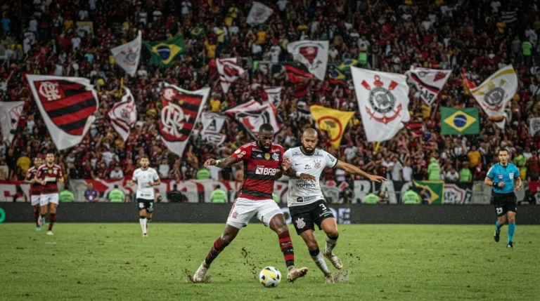 Copa do Brasil 2026 em jogo decisivo com estádio lotado e clima de mata-mata