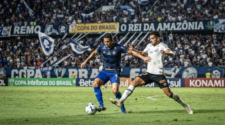 Remo e Santos disputam vaga nas quartas de final da Copa do Brasil no Mangueirão